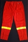 Preview: Einsatzhose "Fly" dunkelrot, Arbeitshose mit einem Reflexstreifen, Fliegerhose, Aktionsartikel, Fly-Hose, Reflexstreifen weiß, gelb oder silber,