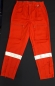 Preview: Einsatzhose "Fly" dunkelrot, Arbeitshose mit einem Reflexstreifen, Fliegerhose, Aktionsartikel, Fly-Hose, Reflexstreifen weiß, gelb oder silber,