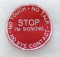 Preview: Emblem "STOP - I´M WORKING"