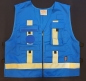 Preview: Kennzeichnungsweste mit Taschen Art. 9819, Überwurfweste mit Taschen, leichte Weste, Farben auswählbar,