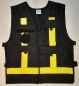 Preview: Kennzeichnungsweste mit Taschen Art. 9819, Überwurfweste mit Taschen, leichte Weste, Farben auswählbar,