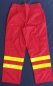 Preview: Einsatzhose dunkelrot mit Reflexstreifen, Sonderpreisartikel, dunkelrote Hose mit zwei Streifen, Rettungsdiensthose,