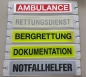 Preview: Vario-Haft mit Saugnäpfe, Fahrzeug-Beschriftung, Aktionsware, individuelle Beschriftung für Ihre Fahrzeuge, Rettungsdienst Fahrzeuge beschriften,