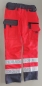 Preview: DRK-Kinderhose NEU, BRK-Hose, Hose in leuchtrot/grau, Jeanshose für Kinder, Hose mit Blocktasche, DRK-Hose,