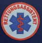 Preview: Star of Life Emblem gestickt, Emblem mit Klett, SoL-Emblem, Emblem zur Kennzeichnung, Emblem zum aufnähen,