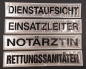 Preview: Rückenschilder weiss/schwarz, Rückenschild weiss mit schwarzer Schrift, Sonderpreisartikel, Rückenschilder in 42x8 cm,