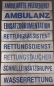 Preview: Rückenschild 3M/silber, Schrift blau, Sonderpreisartikel, silbernes Schild mit blauer Schrift, Rückenschild 42x8 cm,