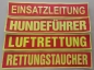 Preview: Rückenschild 3M/gelb, Sonderpreisartikel, Rückenschild DLRG-Ausführung, Rückenschild 42x8 cm,