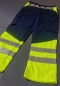 Preview: Rettungsdienst-Hose blau/neongelb, RD-Hose, Hose mit Reflexstreifen, Sonderpreisartikel