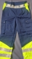 Preview: Rettungsdienst-Hose blau/neongelb, RD-Hose, Hose mit Reflexstreifen, Sonderpreisartikel