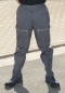 Preview: Stretch-Fly grau Art. 2064, graue Hose mit praktischen Taschen, Reißverschlusstaschen an den Oberschenkeln,