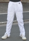 Preview: Stretch-Fly weiss Art. 8164, weiße Hose mit praktischen Taschen, Reißverschlusstaschen an den Oberschenkeln,