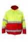 Preview: Einsatzanorak dunkelrot/neongelb , Einsatzjacke, Rettungsdienstjacke, Notarztjacke, Sichtbarkeit