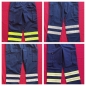 Preview: Einsatzhose blau mit Reflexstreifen, Schnäppchenpreis, Hose mit GSG-Streifen, blaue Hose, Hose mit silbernen Streifen, Sonderpreis