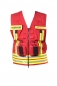 Preview: Kennzeichnungsweste, Funktionsweste mit Taschen, Warnweste, Kennzeichnungsweste für Feuerwehr und Rettungsdienst,