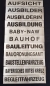 Preview: Rückenschild 3M/silber 1 + A-E