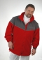 Preview: Fleece-Windsafe dunkelrot/grau, BRK-Jacke, winddichte Fleecejacke, Outdoor-Jacke, DRK-Jacke, Windbreaker, DRK-Fleecejacke,