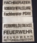 Preview: Rückenschild 3M/silber F-L