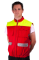 Preview: Einsatzweste dunkelrot/neongelb Art. 9613/RG