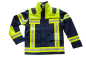 Preview: Fire-Kids-Jacke blau/gelb Art. 9475/KG, Jacke mit GSG-Streifen, Feuerwehrnachwuchs, Feuerwehrjacke für Kids, Jugendfeuerwehr,