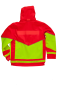 Preview: Kinder-Warnschutzjacke neongelb/leuchtrot Art. 9385