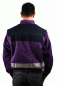 Preview: Universalblouson violett/blau Art. 9783/S/V, Jacke mit abnehmbaren Ärmeln,