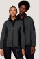 Preview: Strickfleece-Jacke, Fleecejacke mit kontrastfarbigem Einsätzen, bestickbare Jacke, Hakro Jacke,