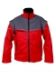 Preview: Softshell-Jacke dunkelrot/grau, Softshell-Weste, Softshell mit abnehmbaren Ärmeln, Wetterschutz, 2 in 1 Softshell,