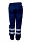Preview: Einsatzhose blau, Rettungsdiensthose, Notarzthose, Hose blau mit Reflexstreifen,