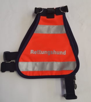 Preview: 1-ZEILIGE FLEX-AUFSCHRIFT für Kenndecken, 1-zeilige Bedruckung, individuelle Beschriftung für Hundewesten, 1-zeiliger Sondertext (NUR TEXT),