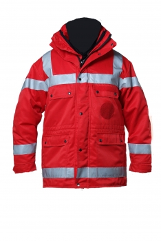Einsatzjacke dunkelrot, Wasserwacht-Jacke, Wetterschutz-Jacke, BRK-Wasserwacht,