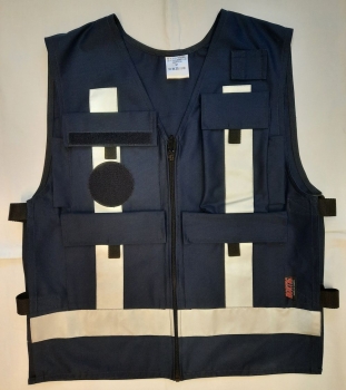 Kennzeichnungsweste mit Taschen Art. 9819, Überwurfweste mit Taschen, leichte Weste, Farben auswählbar,