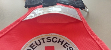 Preview: Hundekenndecke mit GPS-Tasche, DRK-Kenndecke, Rettungshunde, DRK-Rettungshunde