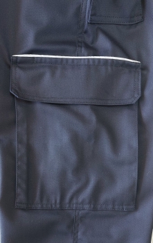 Preview: Hose blue shadow (dunkelblau), Tagesdiensthose, Ausgehhose mit Biese, Feuerwehrhose, Freizeithose, Securityhose, Hose dunkelblau,