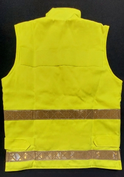 Preview: Einsatzweste neongelb Art. 9350, Rettungsweste neongelb, LNA-Weste