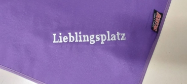 Preview: BESTICKUNG für Liegedecken