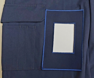 Preview: Tasche zum aufnähen, Blocktasche, Ausweistasche, Tasche zum nachträglichen aufnähen,