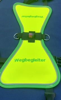 Preview: Hundekenndecke NEONGELB, Decke für Assistenzhunde, Kenndecke, Hundeweste, Rettungshunde, Kennzeichnungsdecke für Hunde, Hundewarnweste,