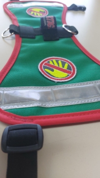 Preview: Hundekenndecke, Decke MIT aufgenähtem Emblem Sonderpreis, Kenndecke, Hundeweste, Kennzeichnungsdecke für Hunde, Hundewarnweste,