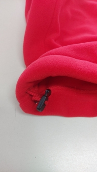 Preview: Fleeecejacke Sonderpreis, rote Fleecejacke, Outdoor-Jacke,