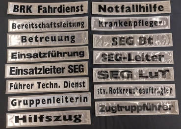 Preview: Rückenschilder weiß/schwarz 30x5cm s, Sonderpreisartikel, Rückenschilder in 30x5 cm,