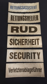 Preview: Brustschild 3M/silber, Sonderpreis, Brustschilder silber, Schild silber 15x5 cm, silbernes Brustschild,