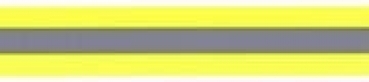 3M Scotchlite gelb-silber-gelb -Laufmeter, Reflexband zum aufnähen, reflektierende Streifen, Band GSG, Streifen gelb-silber-gelb zum annähen,