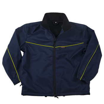 Preview: Softshell-Jacke blau, Wetterschutzjacke, blaue Softshelljacke,