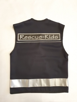 Preview: Junior-Helfer-Weste Art. 8481 blueshadow, Kinderweste, Feuerwehrweste, Kennzeichnungsweste für Kinder,