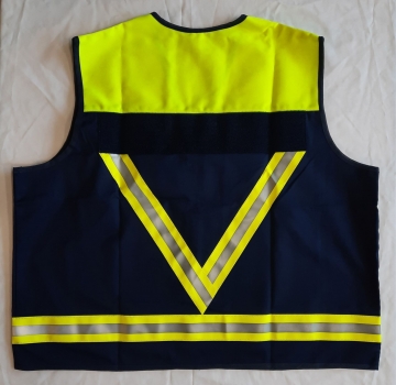 Schulsanitätsdienst-Weste blau/gelb Art. 8889, Aktionsartikel, Weste für Kinder oder Erwachsene