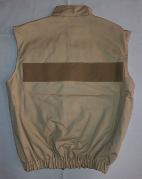 Preview: Weste beige, wattierte Weste, Bodywärmer, Sonderpreis, Arbeitsweste, Weste, Outdoor-Weste, beige Weste, Body,