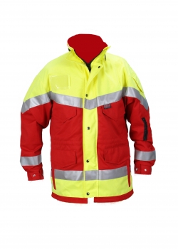 Einsatzjacke "Köln" neongelb/rot Art. 9362