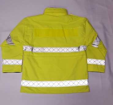 Preview: Einsatzanorak neongelb Art. 9365, Aktionsartikel, Jacke neongelb mit Reflexstreifen,