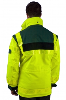 Preview: Einsatzanorak "Aschersleben" Neongelb/Grün Art. 9293/Asch/G